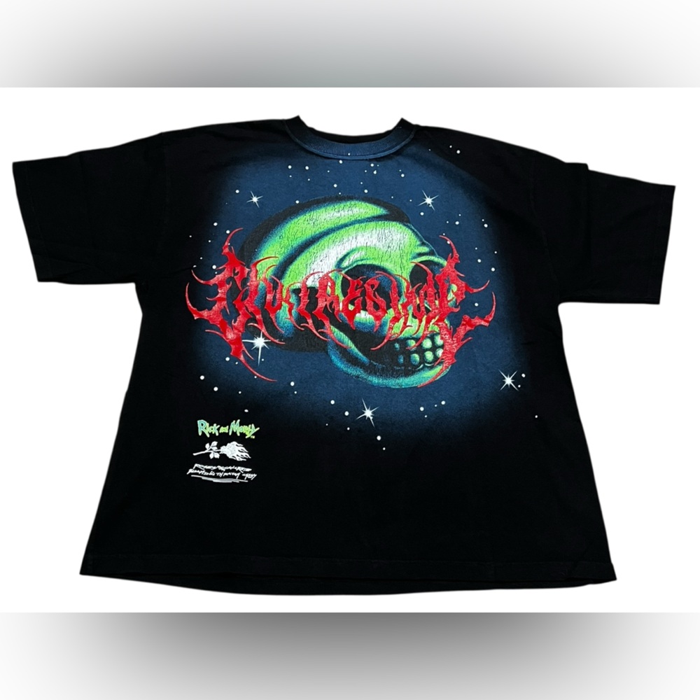 Civil Regime future‎ misfit Rick & Morty 199X men’s black oversized shirt large